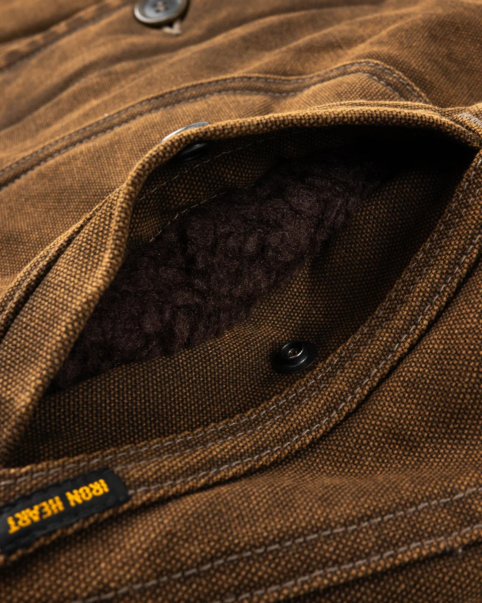 Iron Heart IHV-51-BRN 12oz Duck N1 Deck Vest - Brown