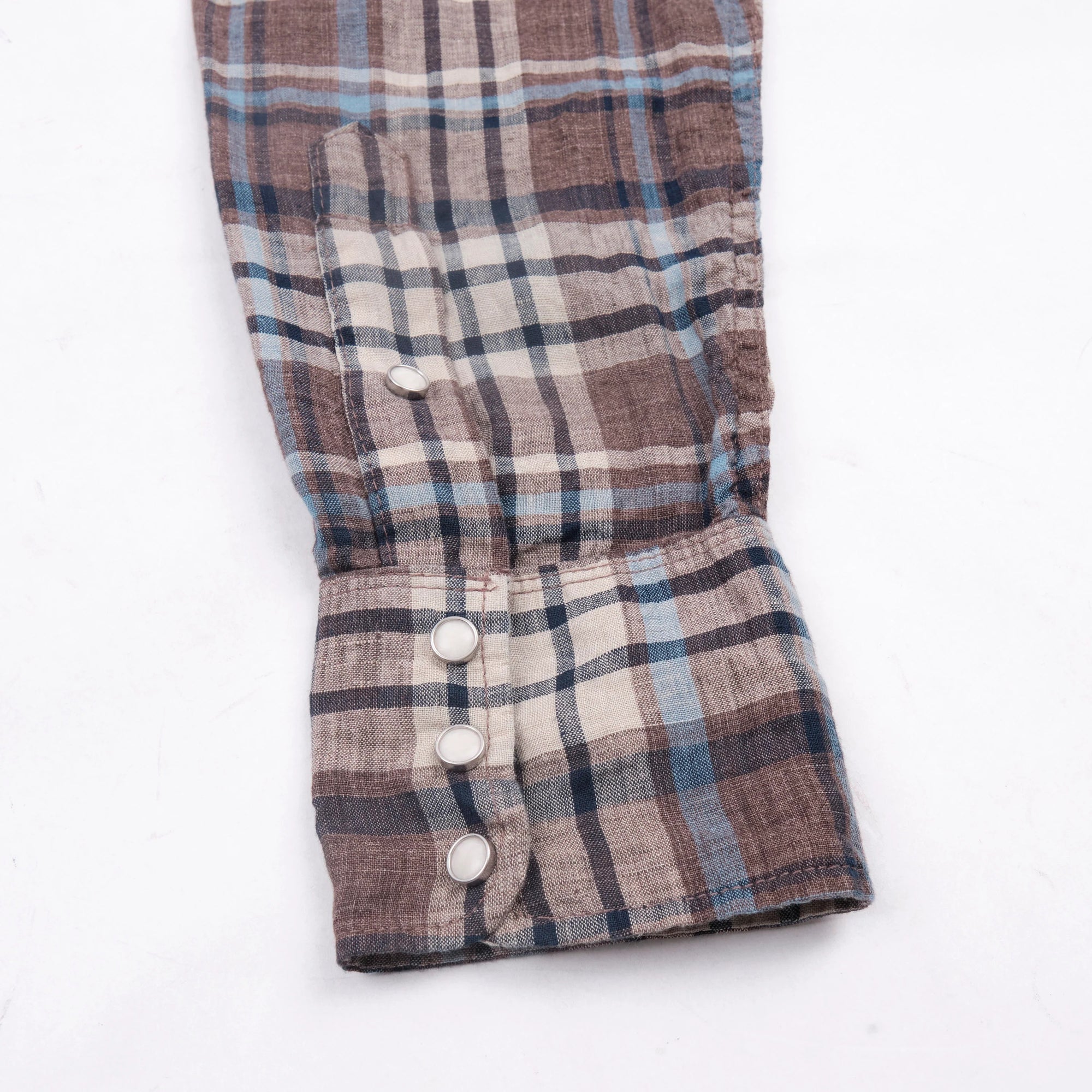 Freenote Cloth Western Scout - Pheasant Brown Plaid