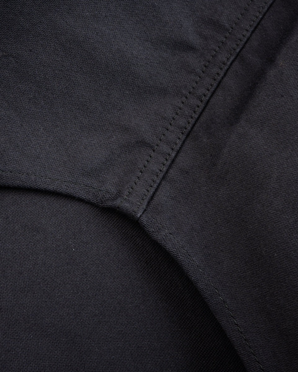 Iron Heart IHSH-426-BLK 12oz Military Moleskin Western Shirt - Black