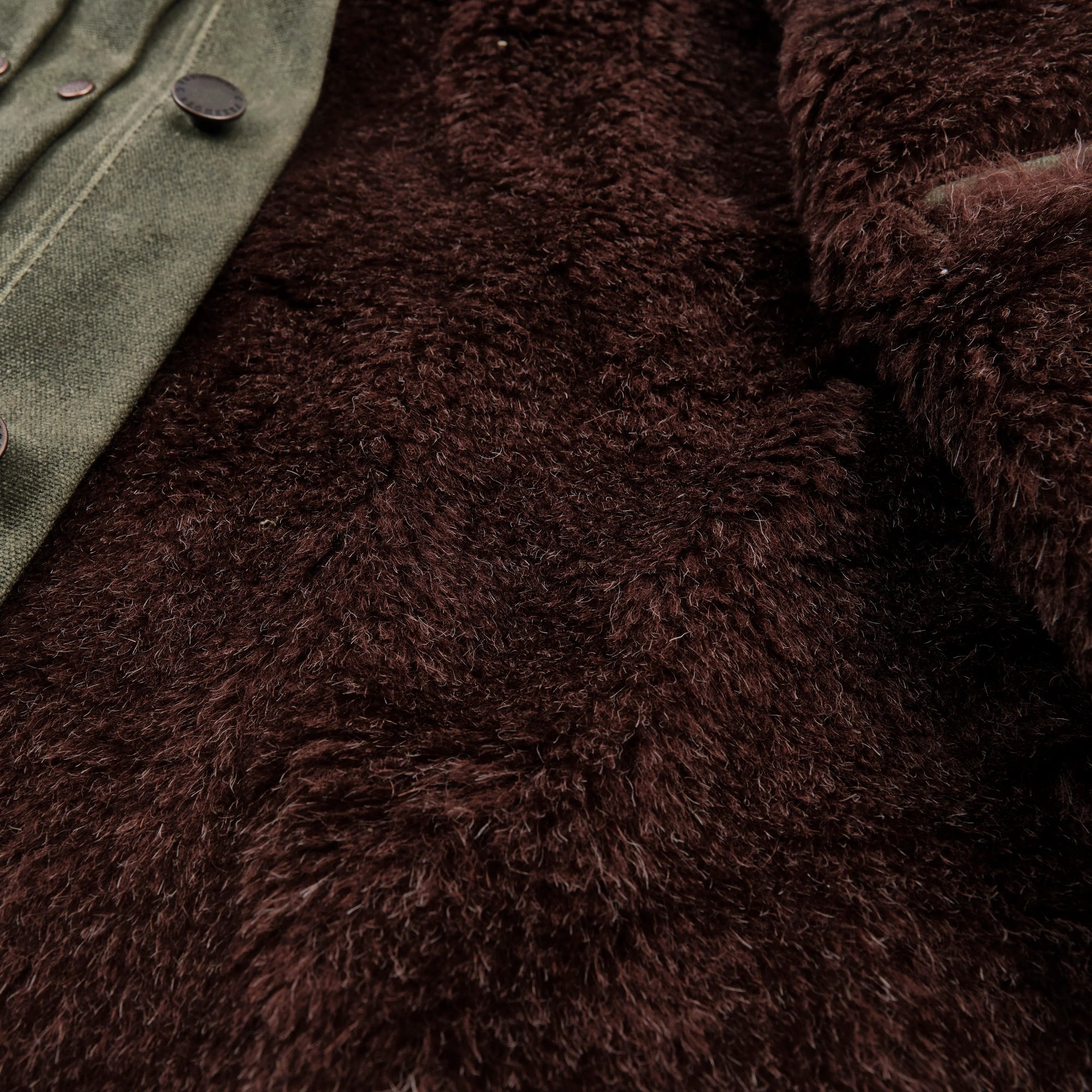 Freenote Cloth Riders Jacket Heavy Waxed Canvas - Olive Alpaca