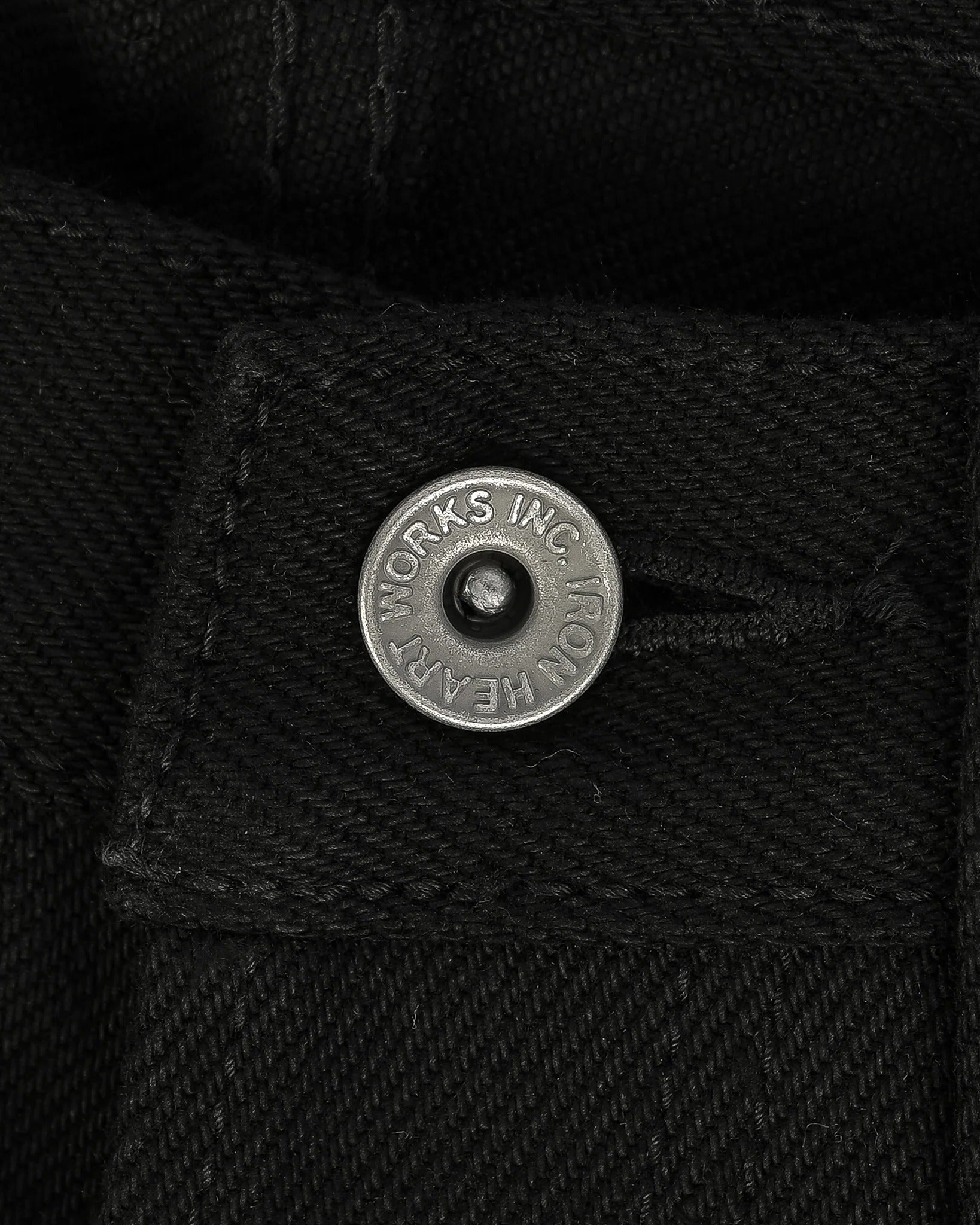 Iron Heart IH-888S-SB Superblack Non-Fade 21oz. Selvedge Denim - Tapered Cut