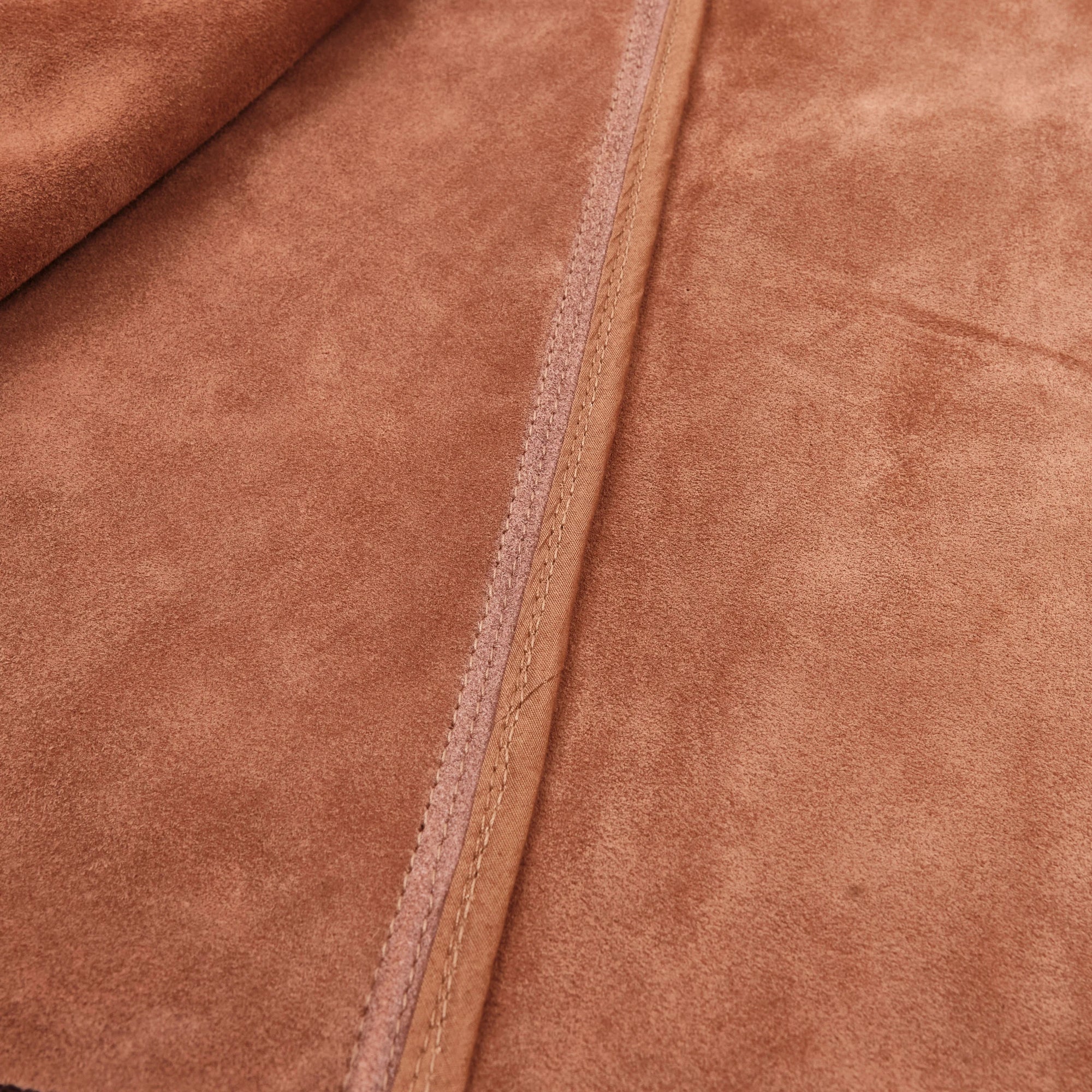 Freenote Cloth High Low Leather Jacket - 1.4mm Tobacco Suede