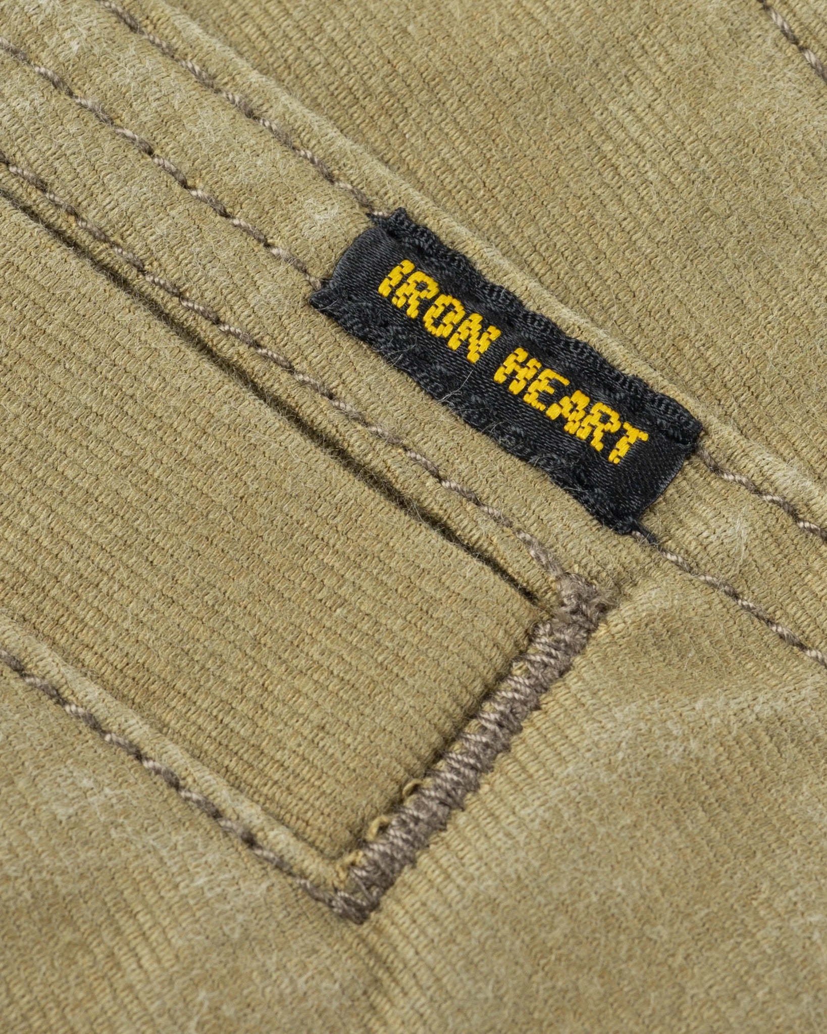 Iron Heart IHM-48-KHA 12oz Whipcord Lightweight N1 Deck Jacket - Khaki