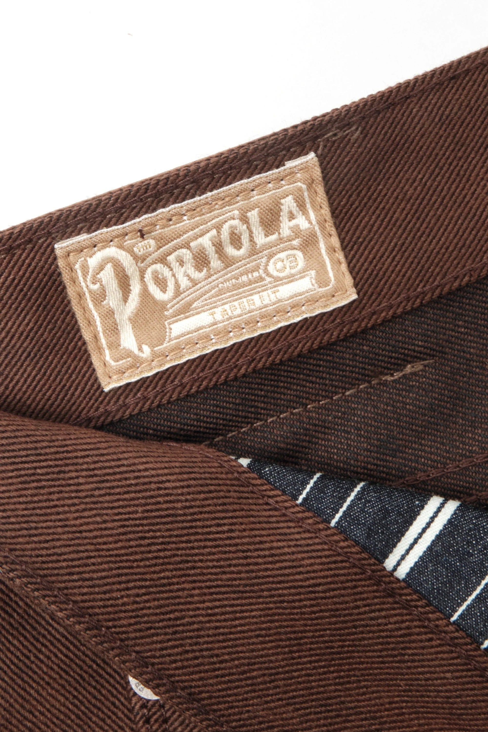 Freenote Cloth Portola - 15oz Dark Brown Denim