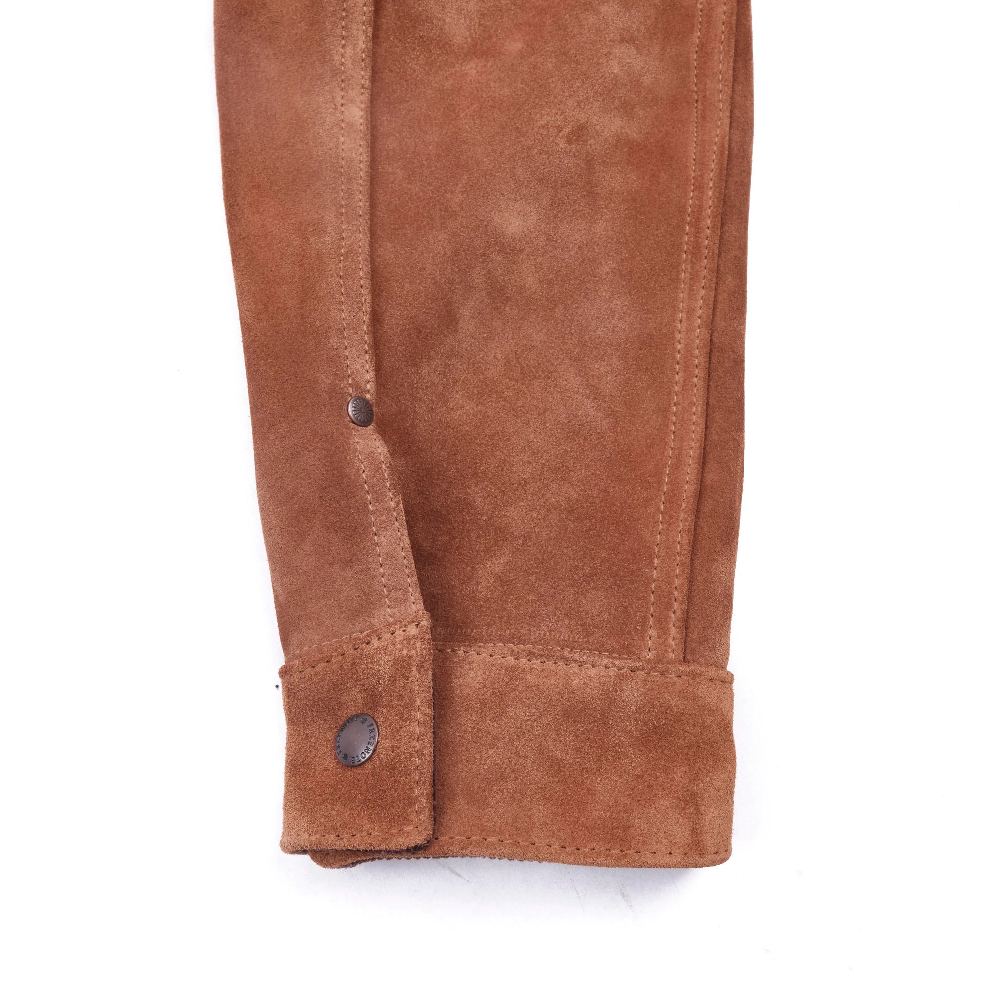 Freenote Cloth High Low Leather Jacket - 1.4mm Tobacco Suede