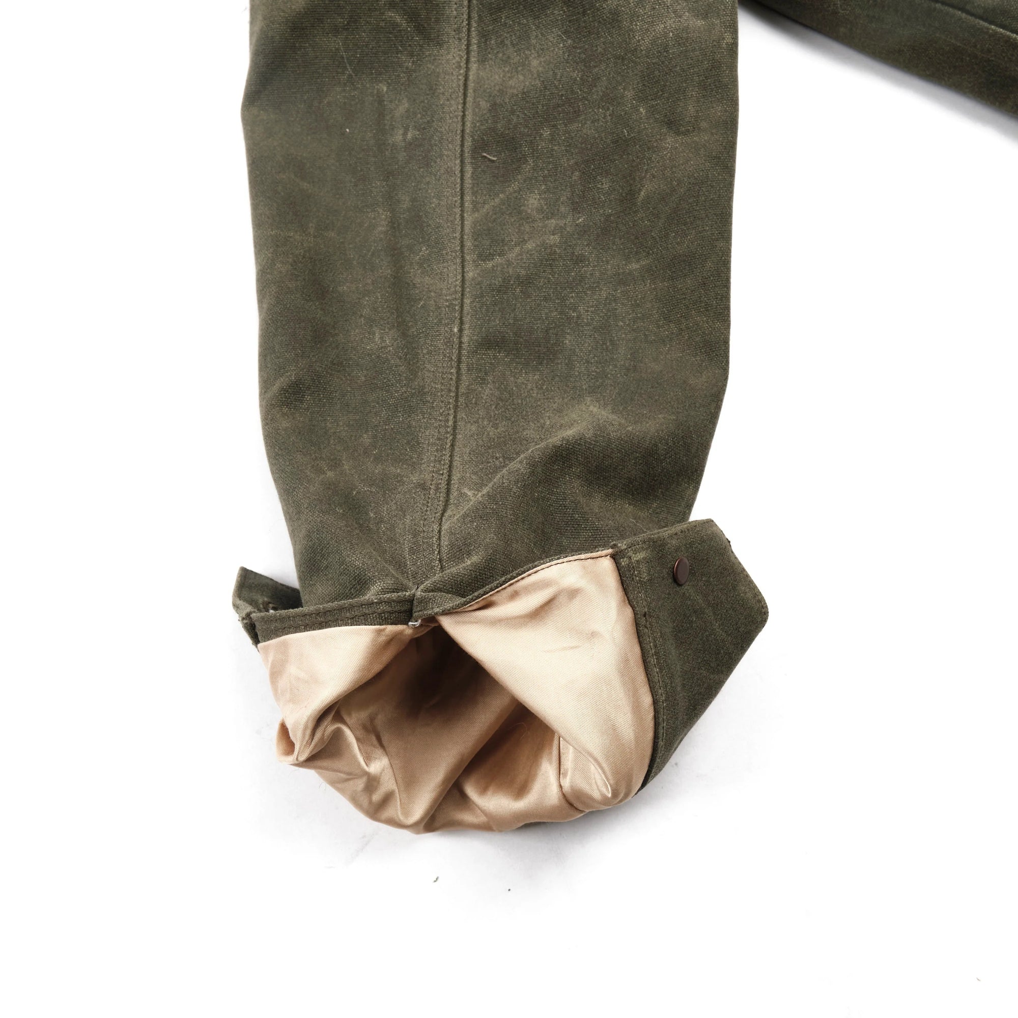 Freenote Cloth Riders Jacket Heavy Waxed Canvas - Olive Alpaca