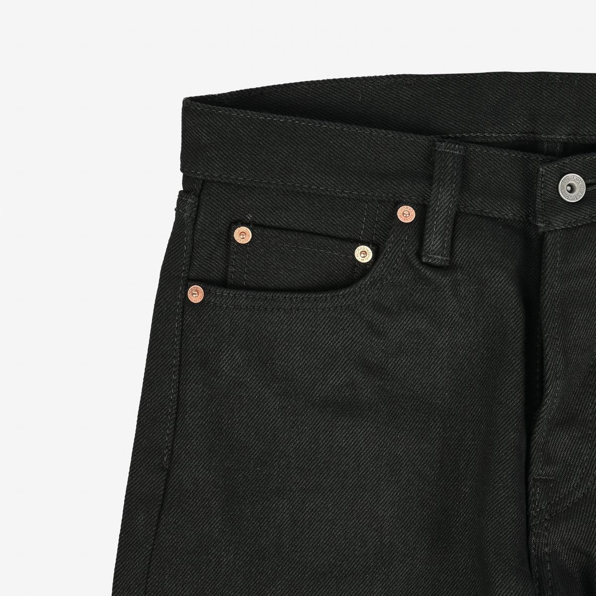 Iron Heart IH-634S-SB 21oz Selvedge Denim Straight Cut - Superblack Non-Fade