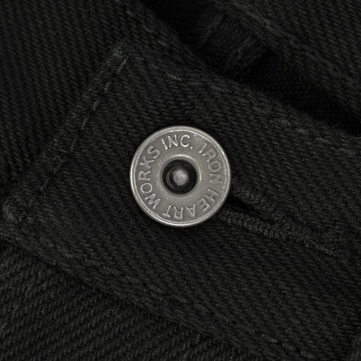 Iron Heart IH-634S-SB 21oz Selvedge Denim Straight Cut - Superblack Non-Fade
