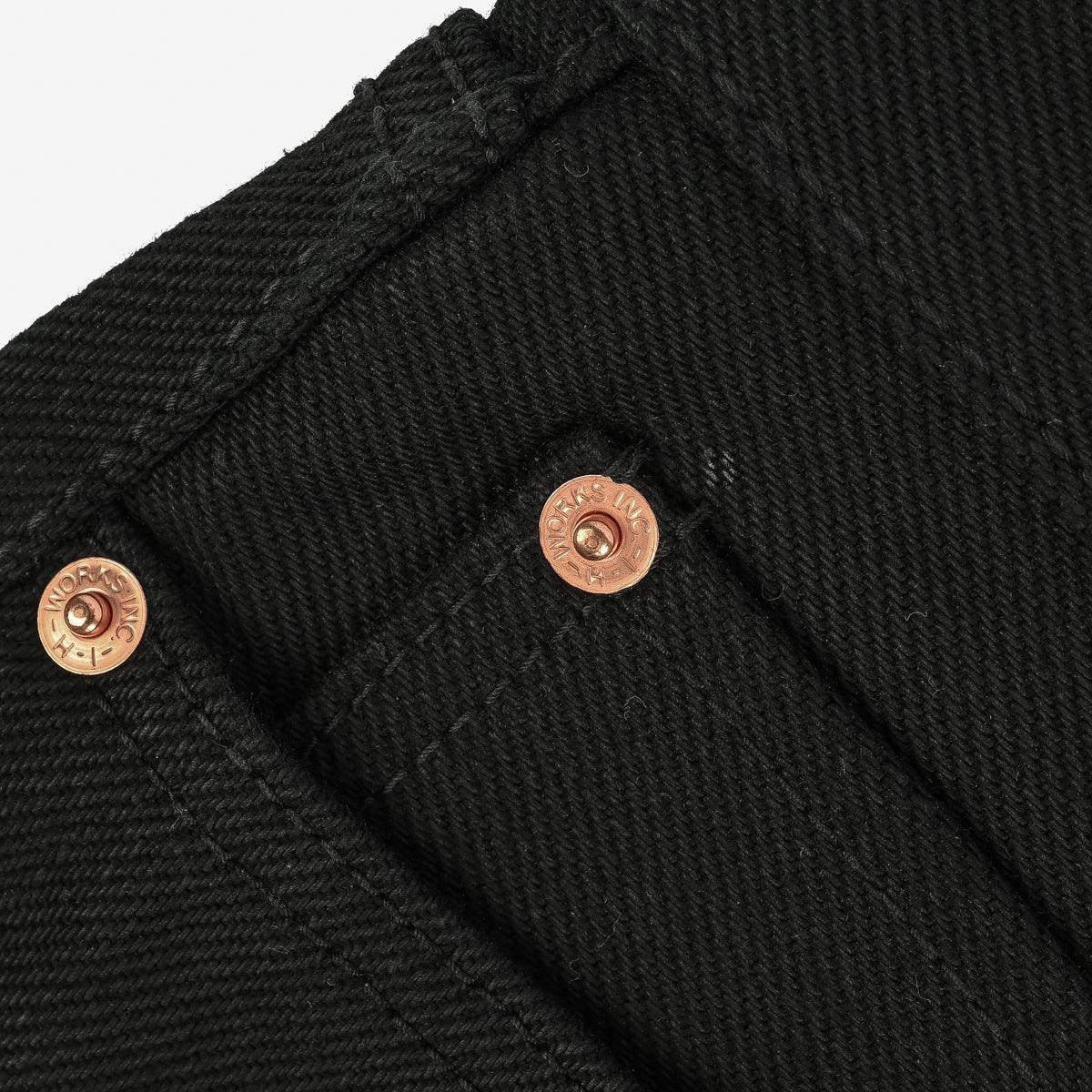 Iron Heart IH-634S-SB 21oz Selvedge Denim Straight Cut - Superblack Non-Fade