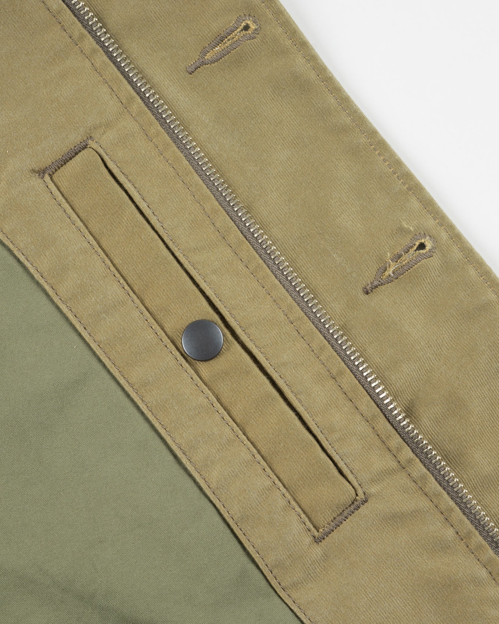 Iron Heart IHM-48-KHA 12oz Whipcord Lightweight N1 Deck Jacket - Khaki