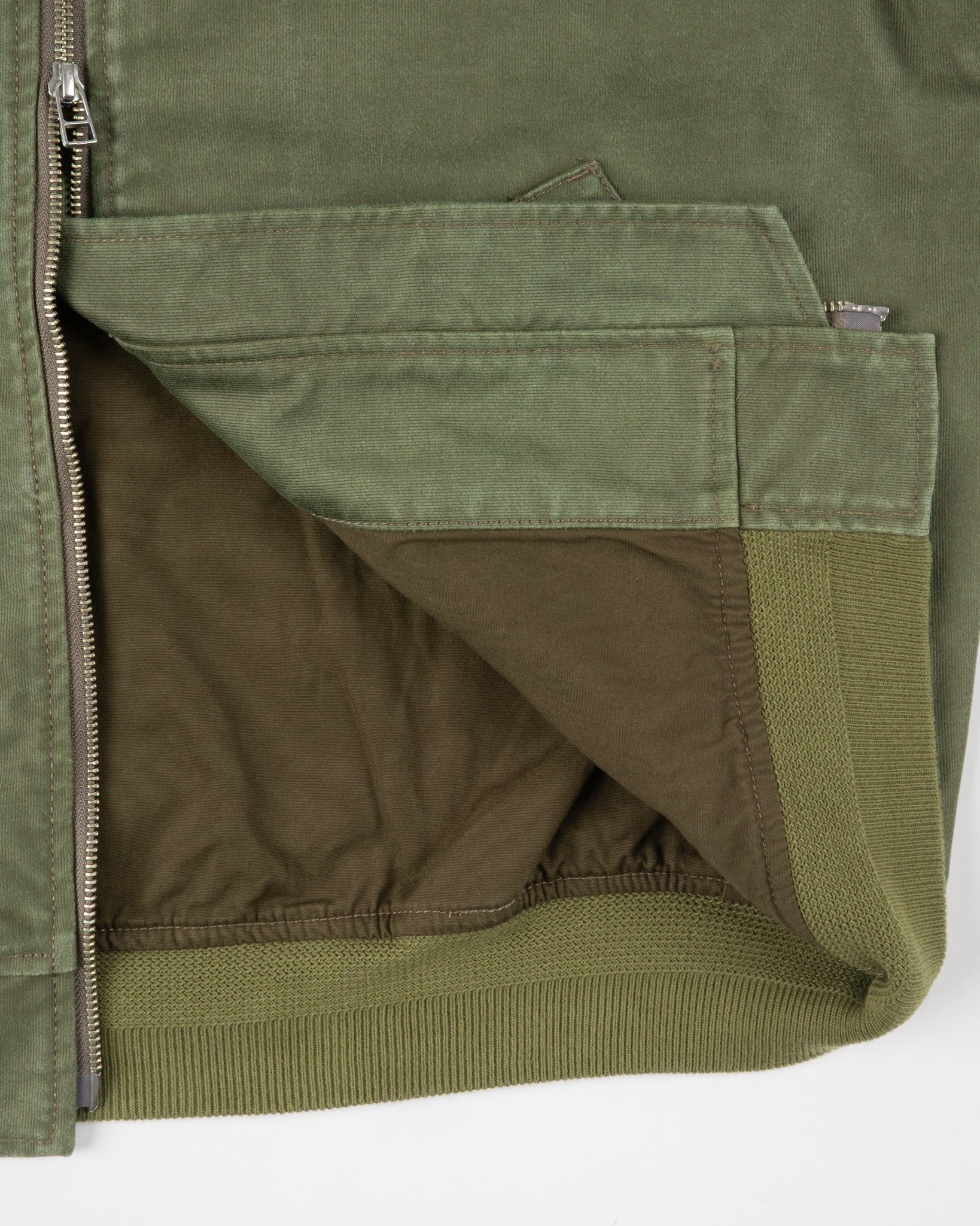 Iron Heart IHM-47-ODG 12oz Whipcord Tanker Jacket - Olive Drab Green