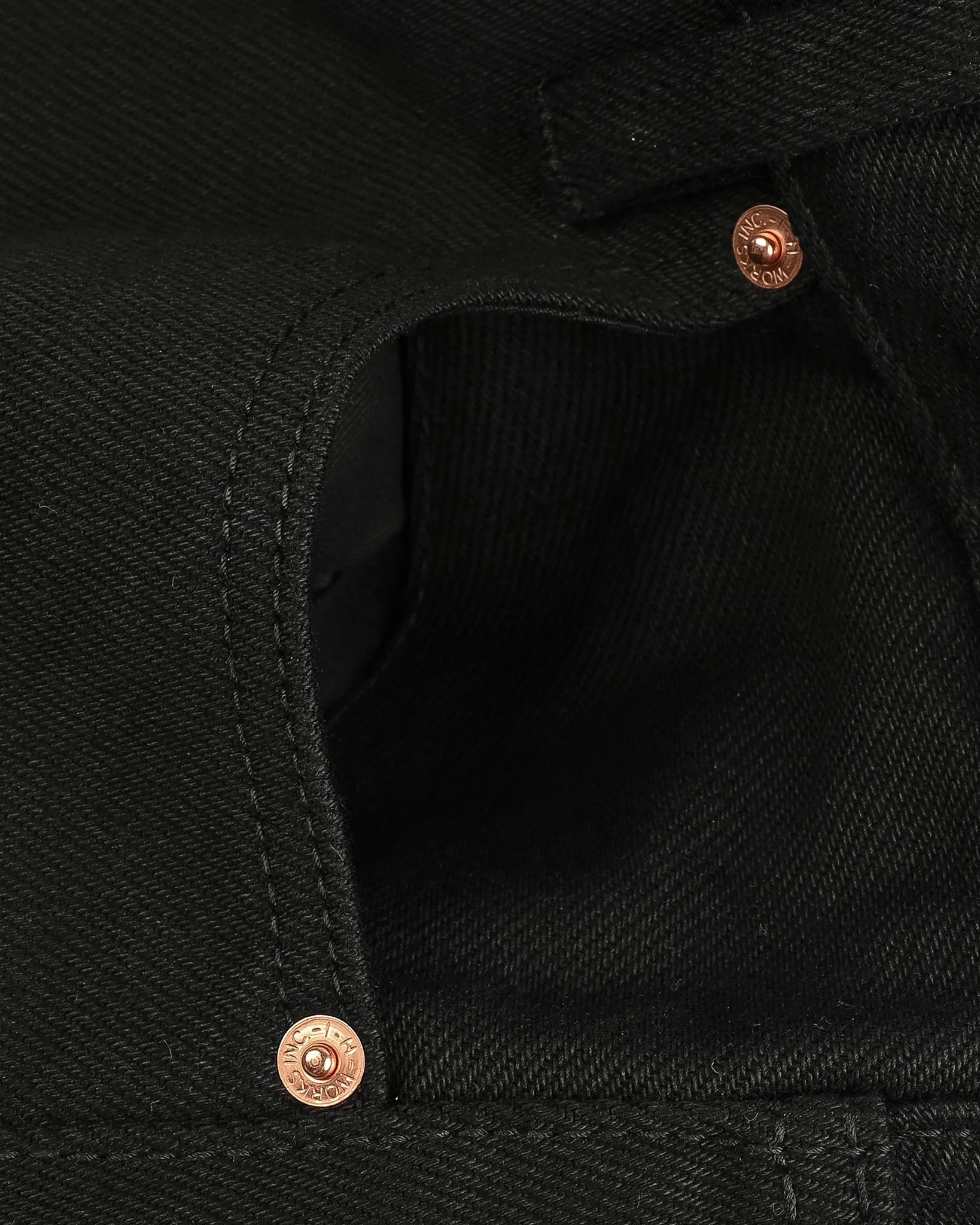 Iron Heart IH-888S-SB Superblack Non-Fade 21oz. Selvedge Denim - Tapered Cut