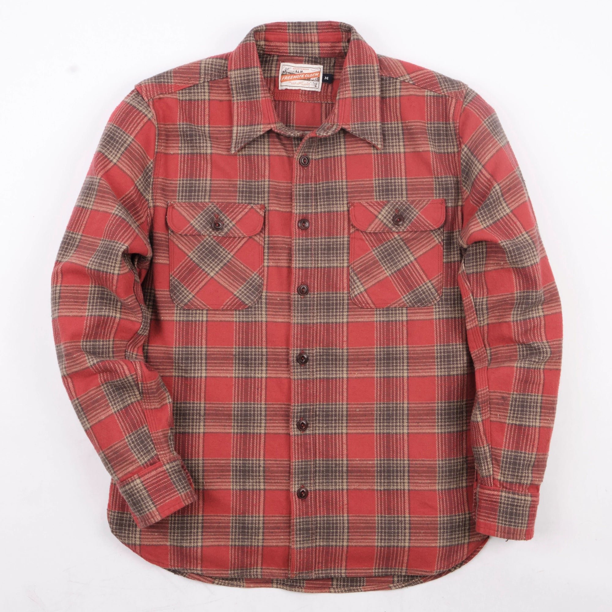 Freenote Cloth Jepson - Dusty Red Plaid