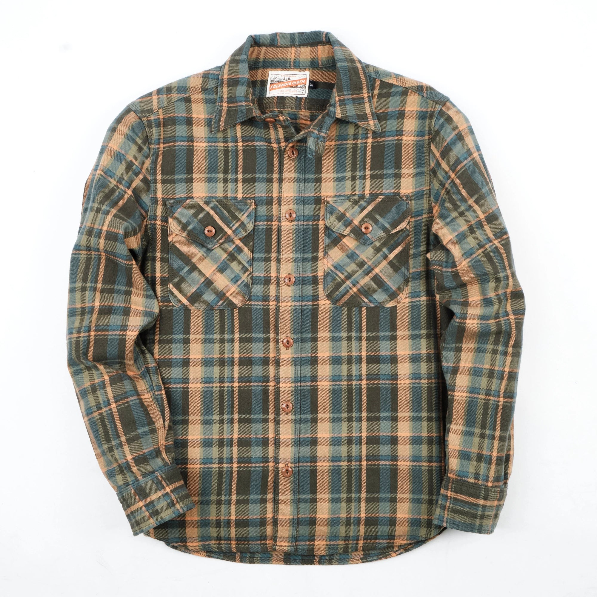 Freenote Cloth Wells - Evergreen Plaid