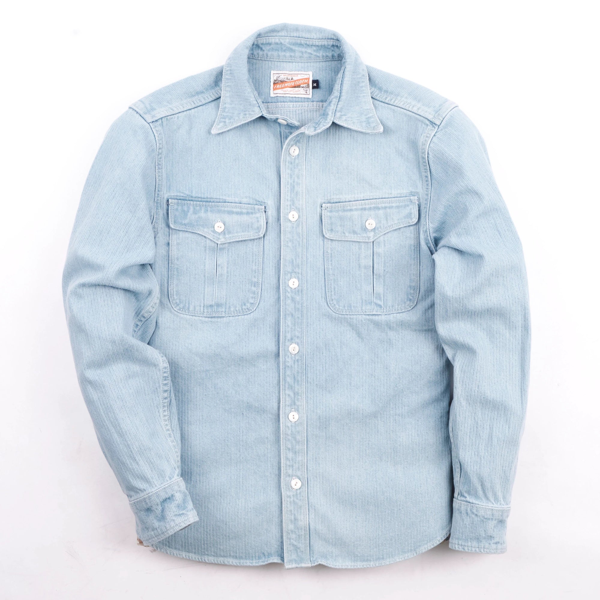 Freenote Cloth Rancho - Bleach Indigo Cord