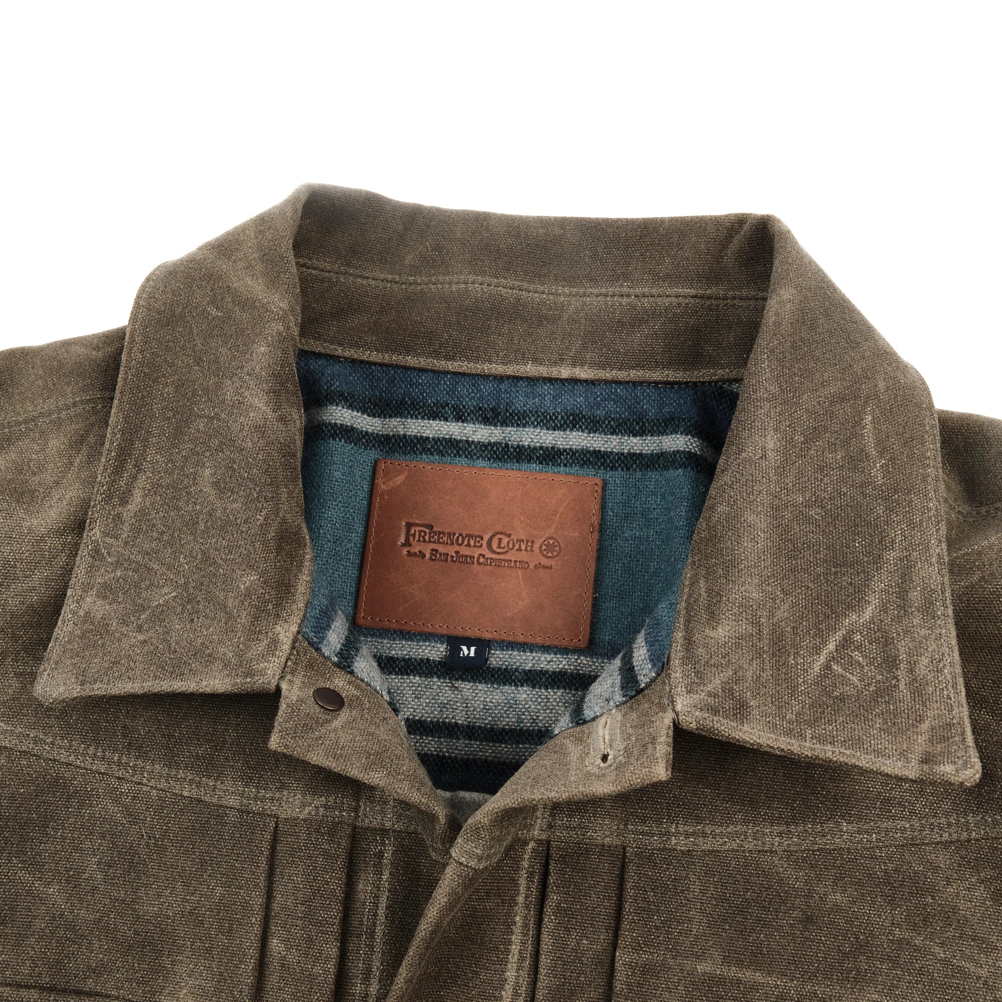 Freenote Cloth Heavy Waxed Riders Jacket - Tobacco Wool