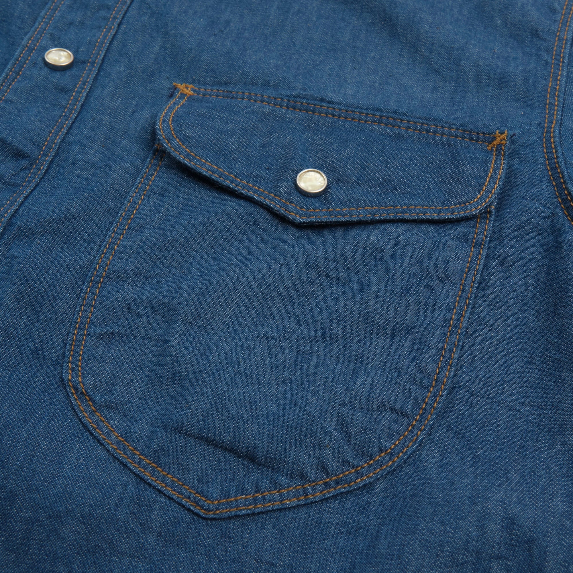 Freenote Cloth Bodie S/S - Vintage Blue Denim