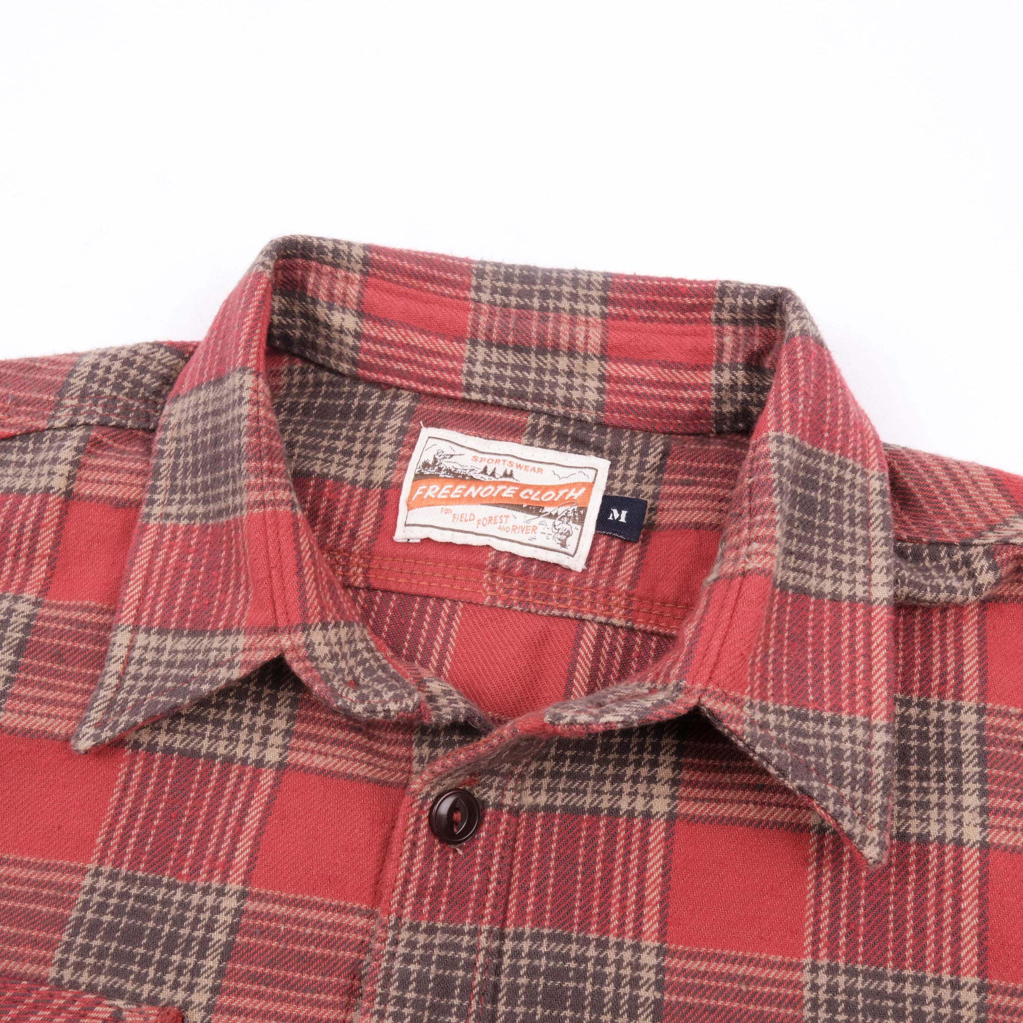 Freenote Cloth Jepson - Dusty Red Plaid