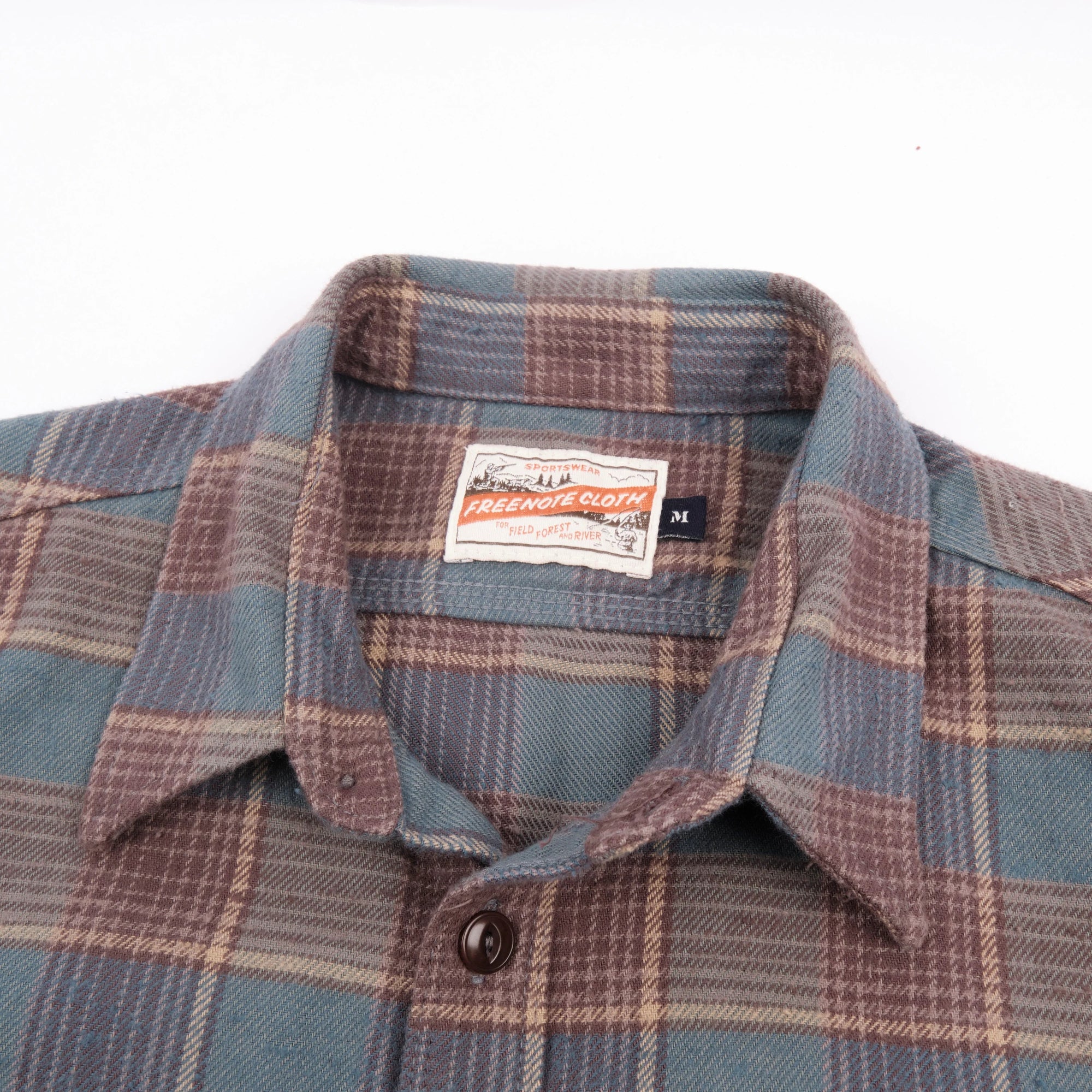 Freenote Cloth Jepson - Dusty Blue Plaid