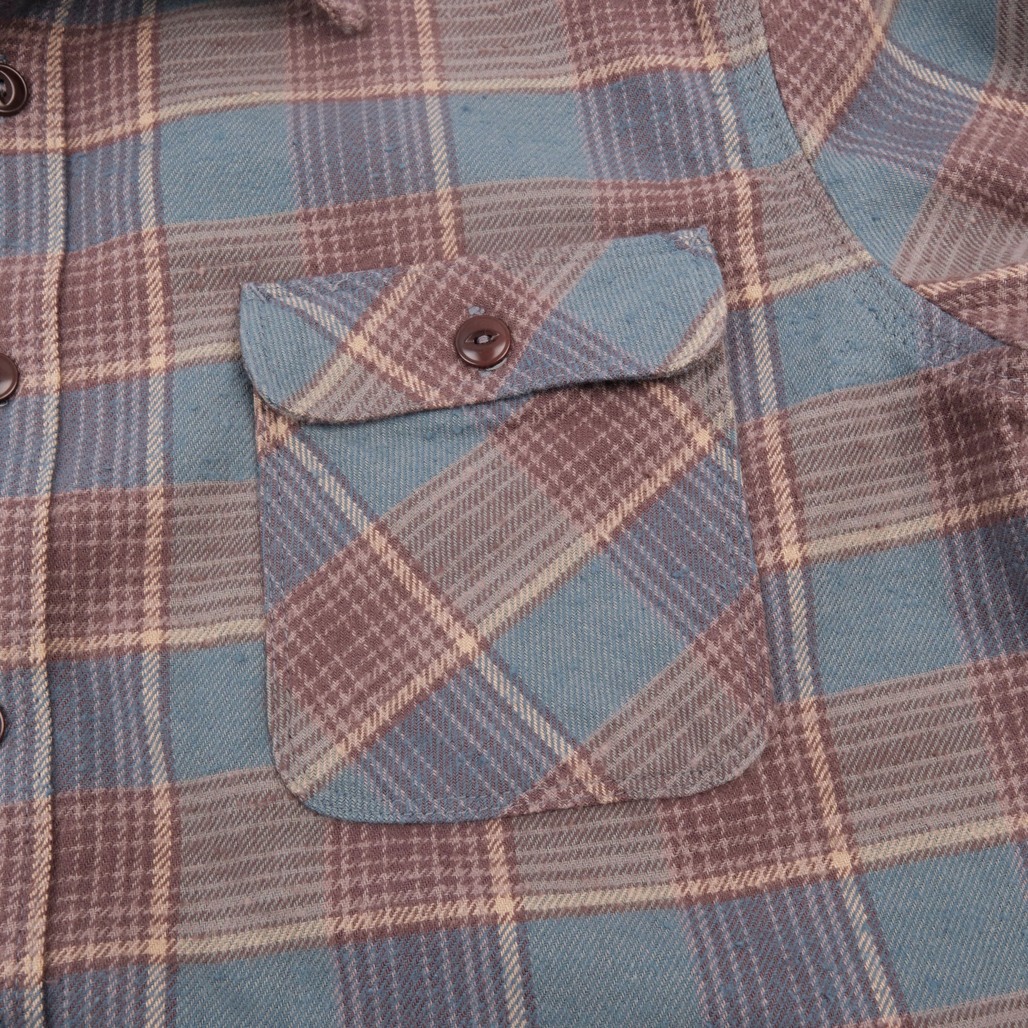 Freenote Cloth Jepson - Dusty Blue Plaid