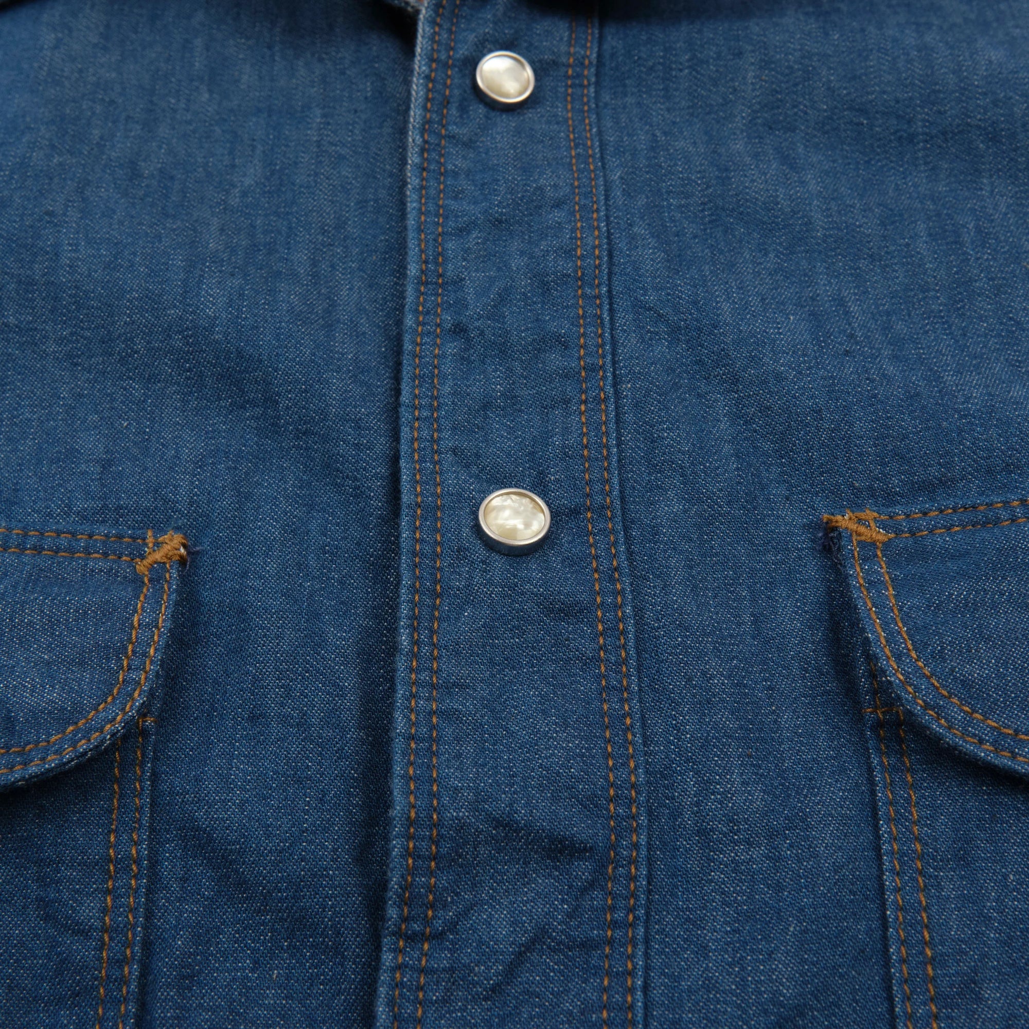 Freenote Cloth Bodie S/S - Vintage Blue Denim