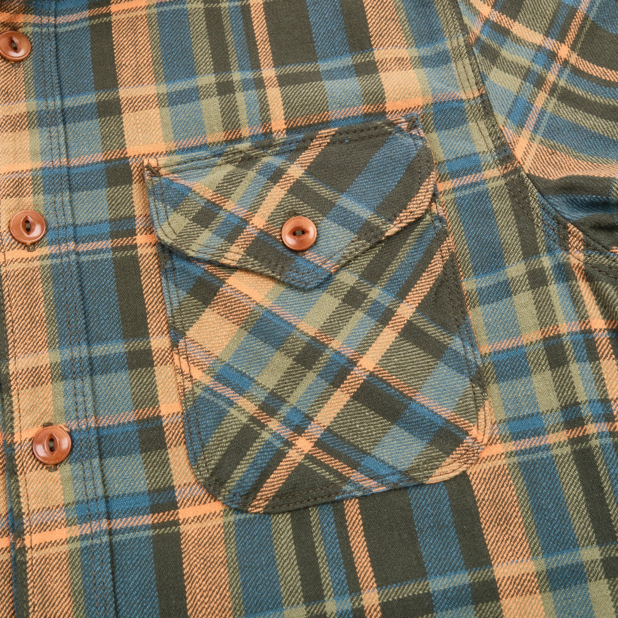 Freenote Cloth Wells - Evergreen Plaid