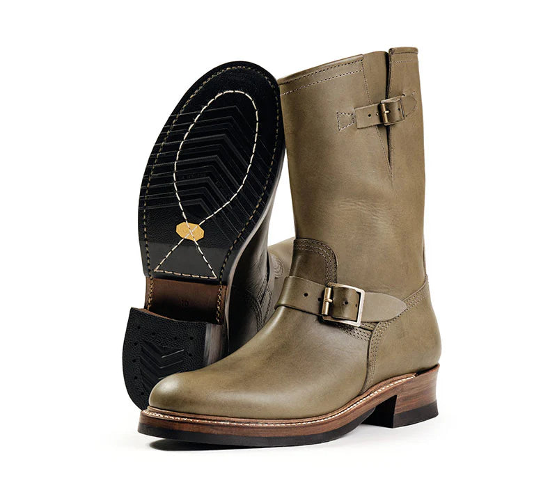 John Lofgren Wabash Engineer Boots - Badalassi Carlo Grigio