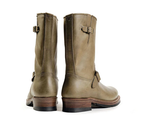 (Pre-Order FW25) John Lofgren Wabash Engineer Boots - Badalassi Carlo Grigio