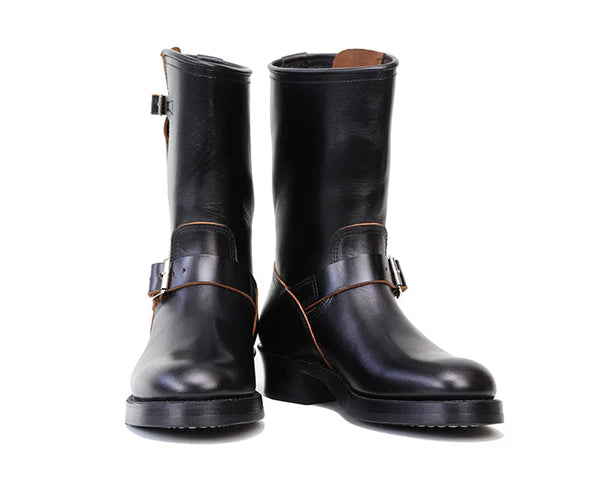 (Pre-Order FW25) John Lofgren Wabash Engineer Boots - Limited Edition Shinki Hikaku Horsebutt Black