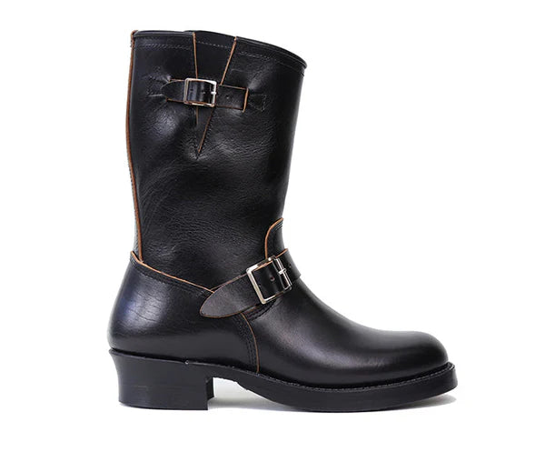 (Pre-Order FW25) John Lofgren Wabash Engineer Boots - Limited Edition Shinki Hikaku Horsebutt Black