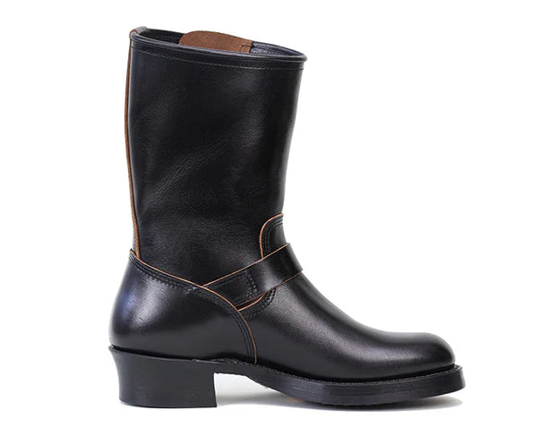 (Pre-Order FW25) John Lofgren Wabash Engineer Boots - Limited Edition Shinki Hikaku Horsebutt Black