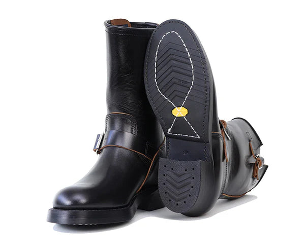 (Pre-Order FW25) John Lofgren Wabash Engineer Boots - Limited Edition Shinki Hikaku Horsebutt Black