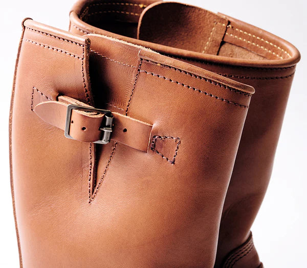 (Pre-Order FW25) John Lofgren Wabash Engineer Boots - Badalassi Carlo Cognac