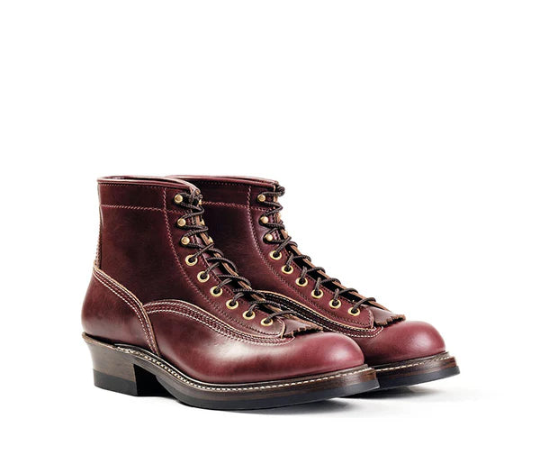 (Pre-Order FW25) John Lofgren Donkey Puncher Boots - Horween CXL Burgundy