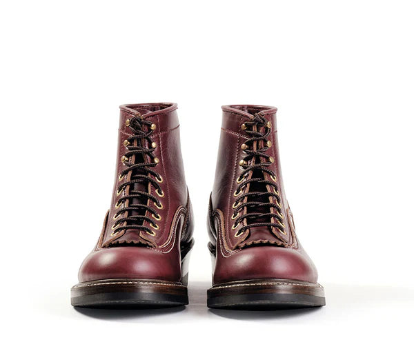 (Pre-Order FW25) John Lofgren Donkey Puncher Boots - Horween CXL Burgundy