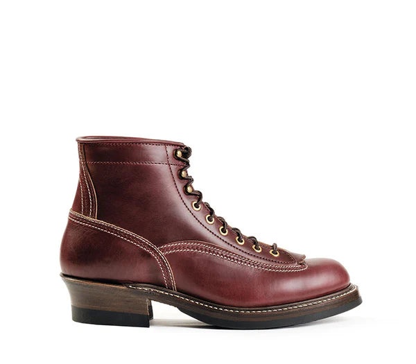 (Pre-Order FW25) John Lofgren Donkey Puncher Boots - Horween CXL Burgundy