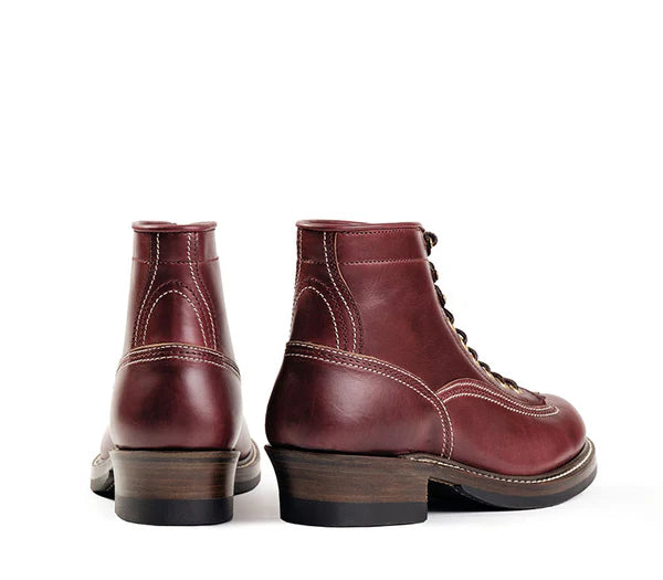 (Pre-Order FW25) John Lofgren Donkey Puncher Boots - Horween CXL Burgundy