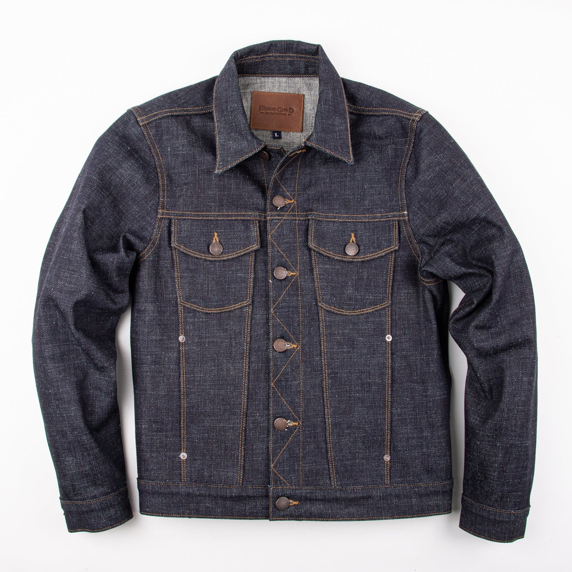 Freenote Cloth CD1 Classic Jacket - 17oz Blue Slub Denim