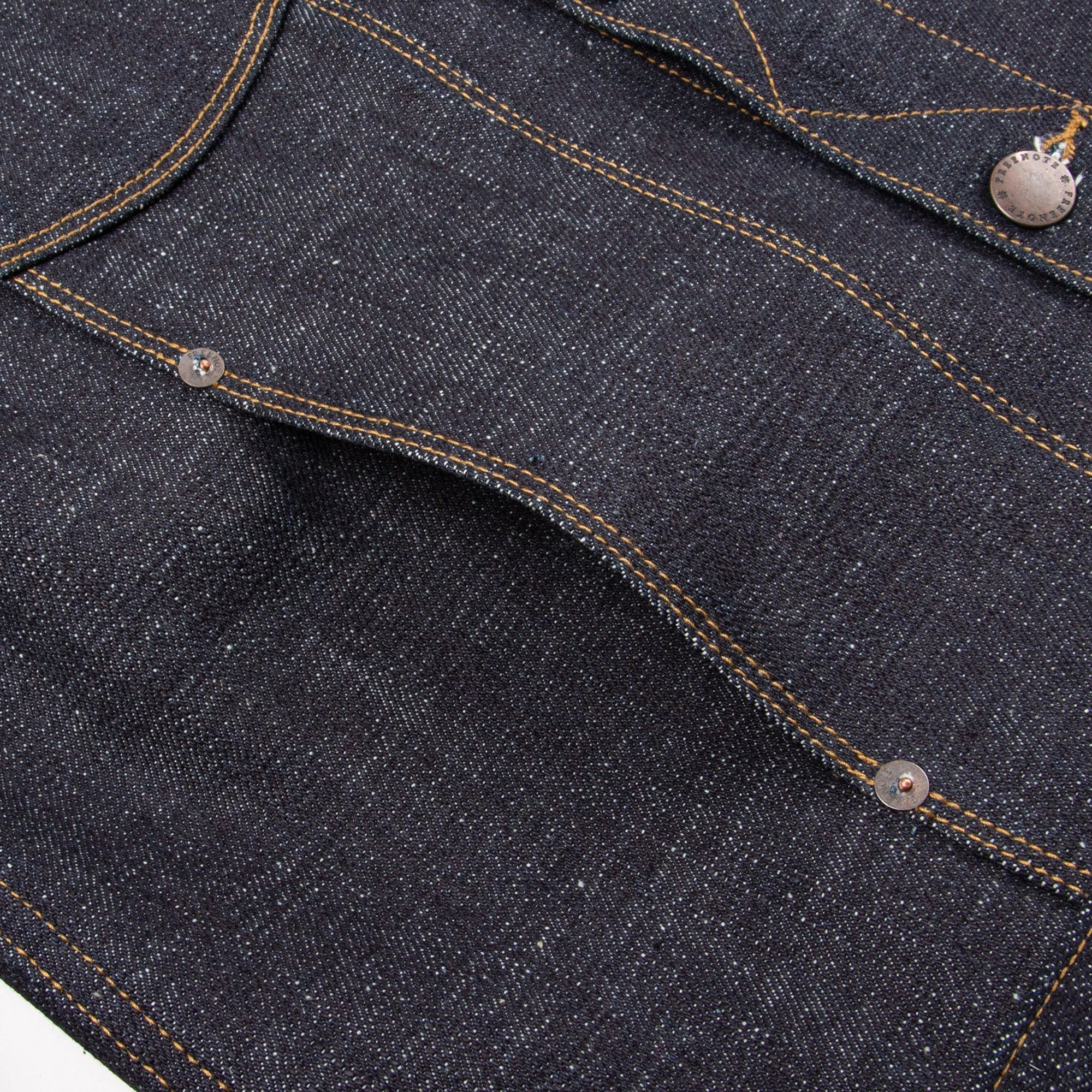 Freenote Cloth CD1 Classic Jacket - 17oz Blue Slub Denim