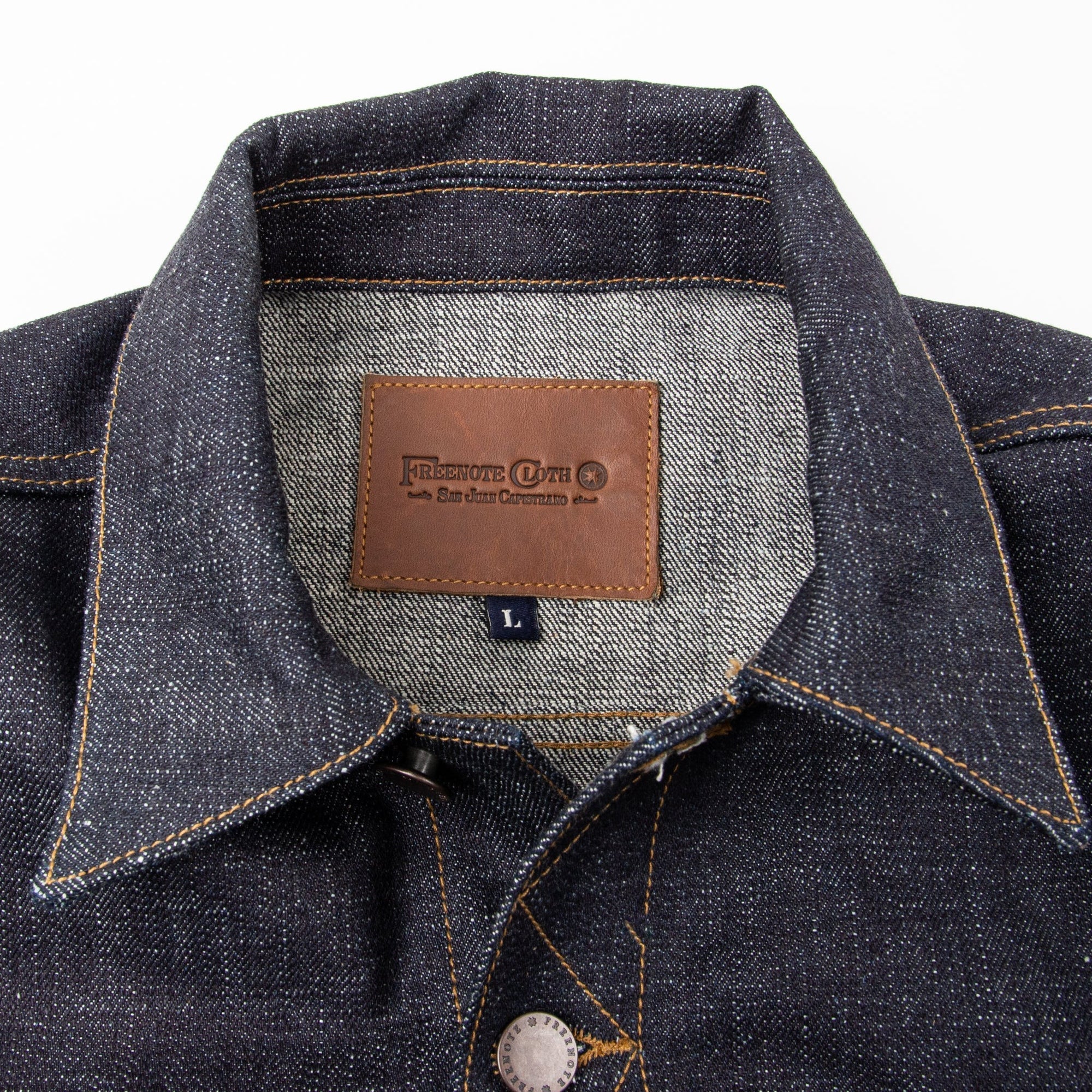 Freenote Cloth CD1 Classic Jacket - 17oz Blue Slub Denim