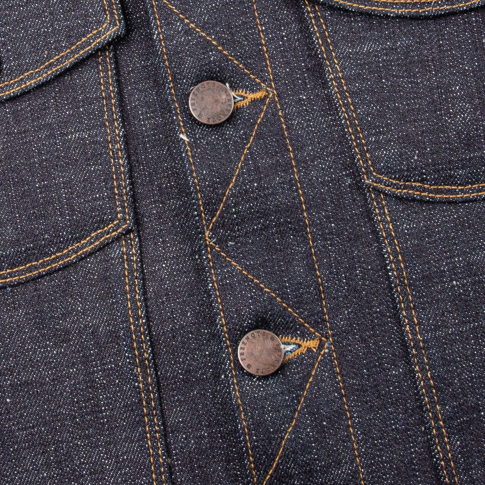Freenote Cloth CD1 Classic Jacket - 17oz Blue Slub Denim
