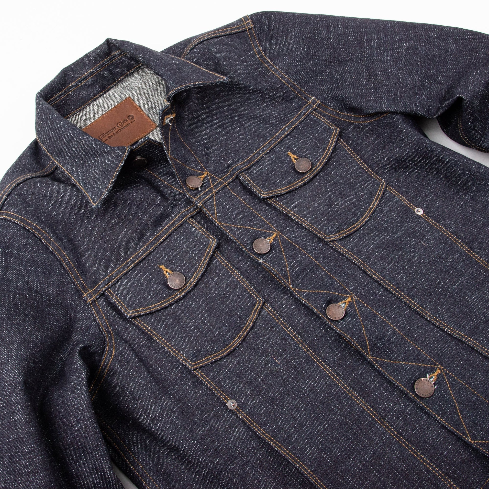 Freenote Cloth CD1 Classic Jacket - 17oz Blue Slub Denim