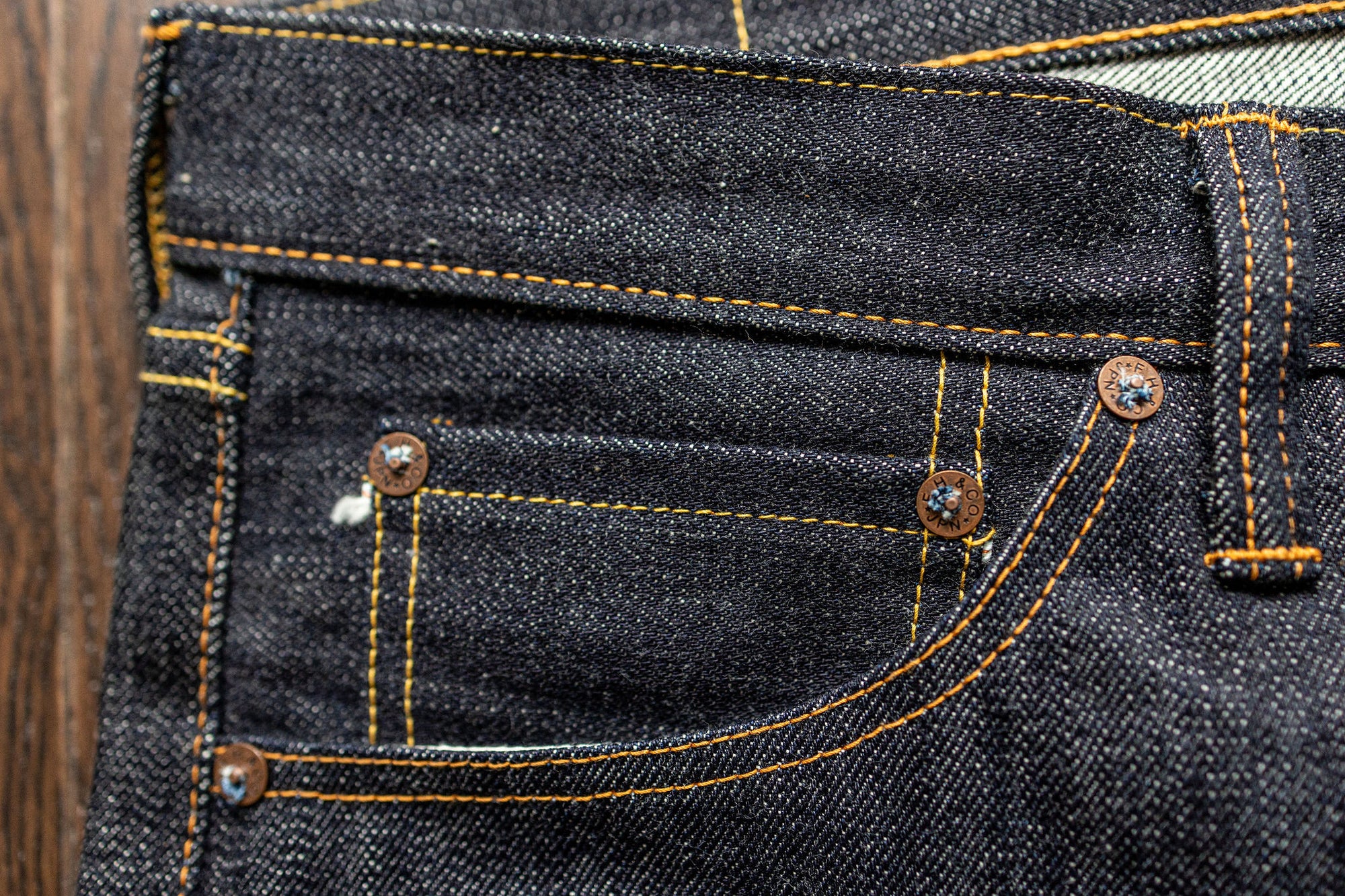 The Flat Head 3004 Straight Tapered - 14.5oz Selvedge Denim (Unsanforized)