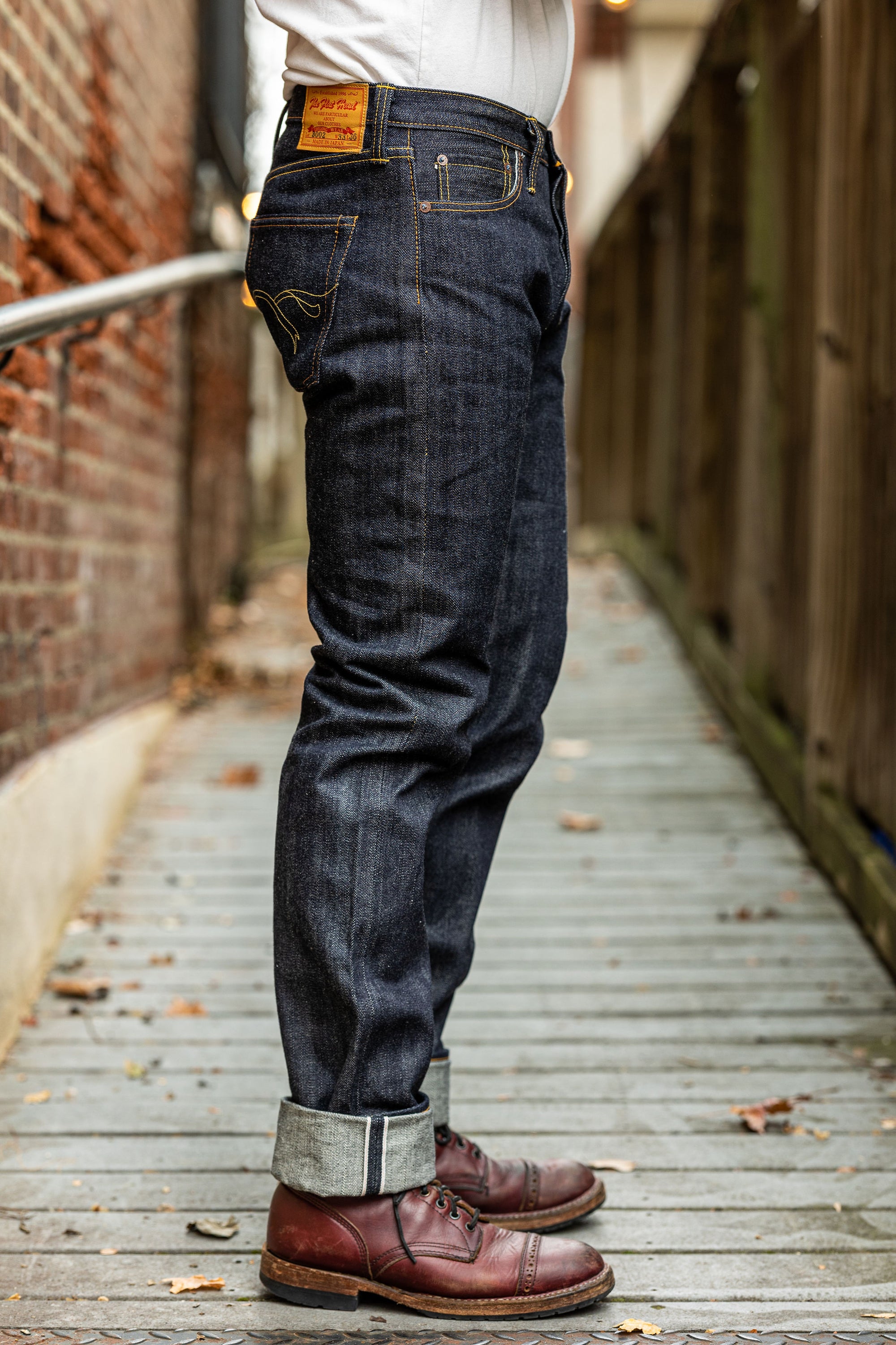 The Flat Head 3002 Slim Tapered - 14.5oz Selvedge Denim (Unsanforized)