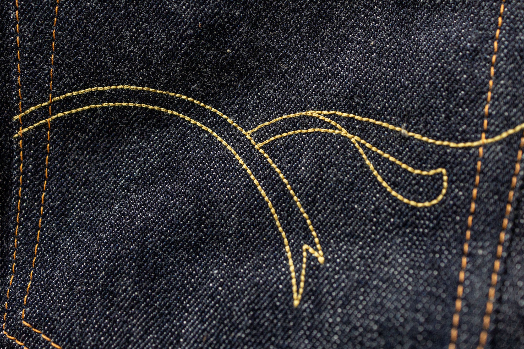 The Flat Head 3002 Slim Tapered - 14.5oz Selvedge Denim (Unsanforized)