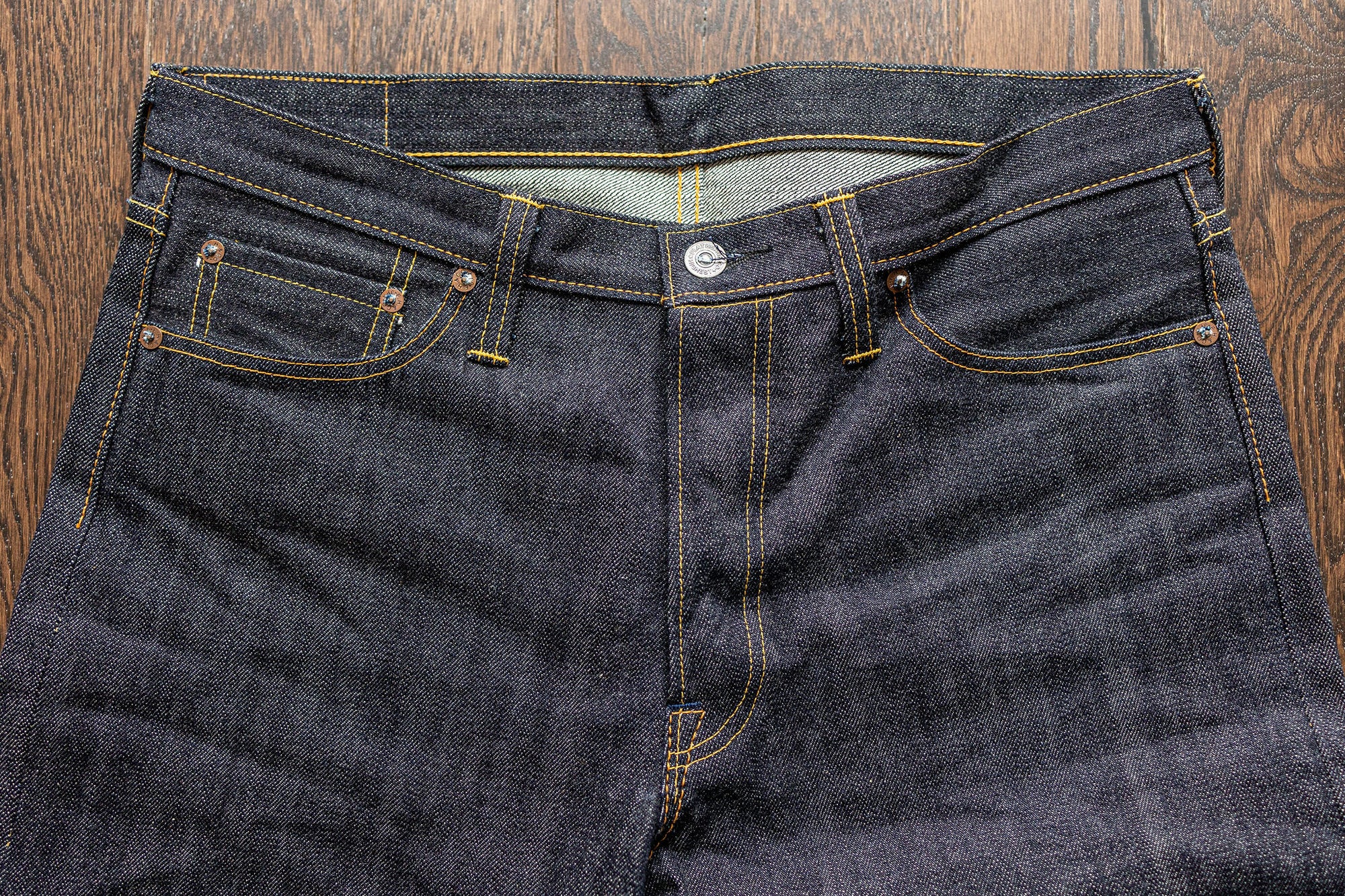The Flat Head 3002 Slim Tapered - 14.5oz Selvedge Denim (Unsanforized)