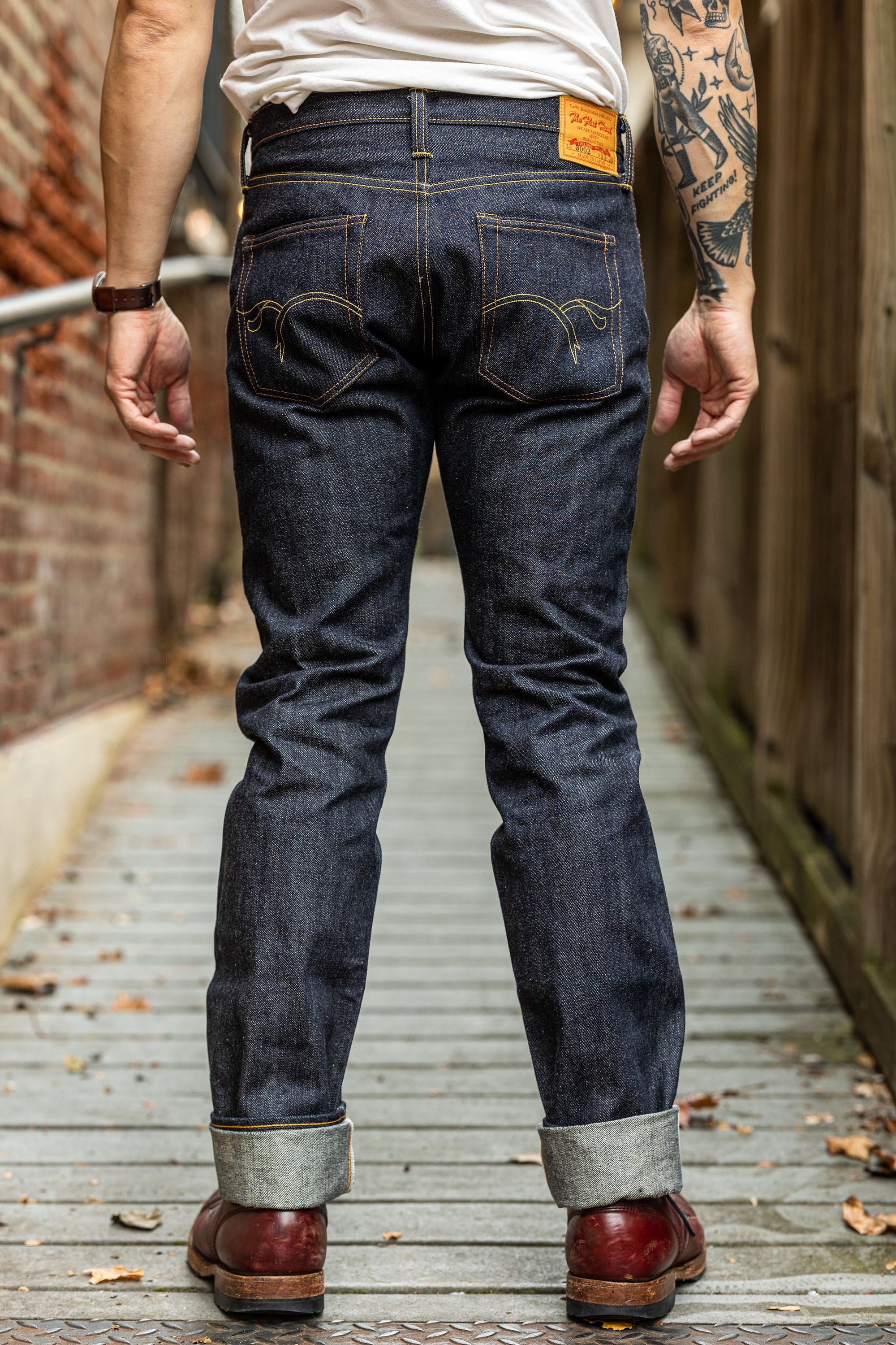 The Flat Head 3002 Slim Tapered - 14.5oz Selvedge Denim (Unsanforized)
