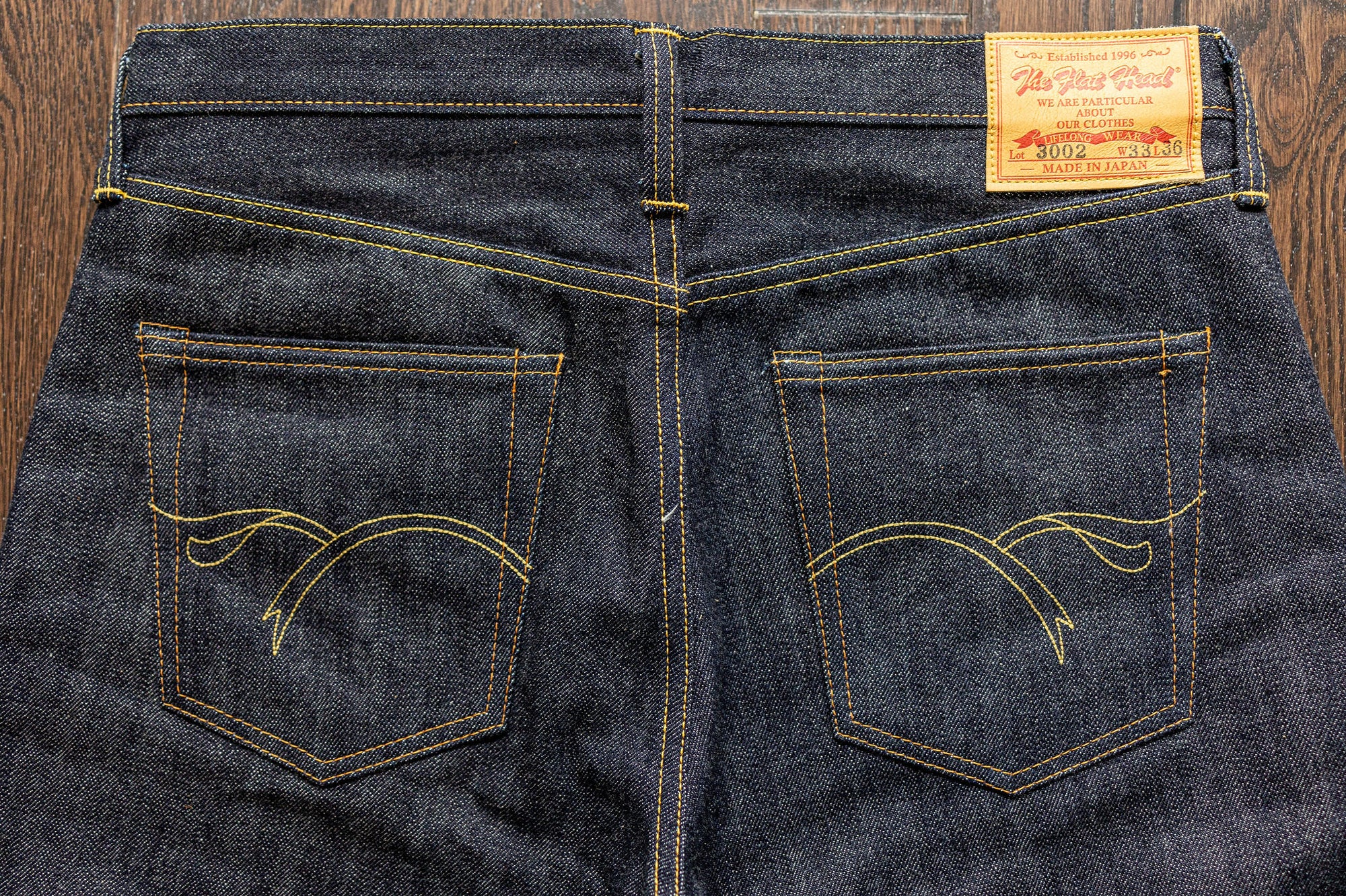 The Flat Head 3002 Slim Tapered - 14.5oz Selvedge Denim (Unsanforized)