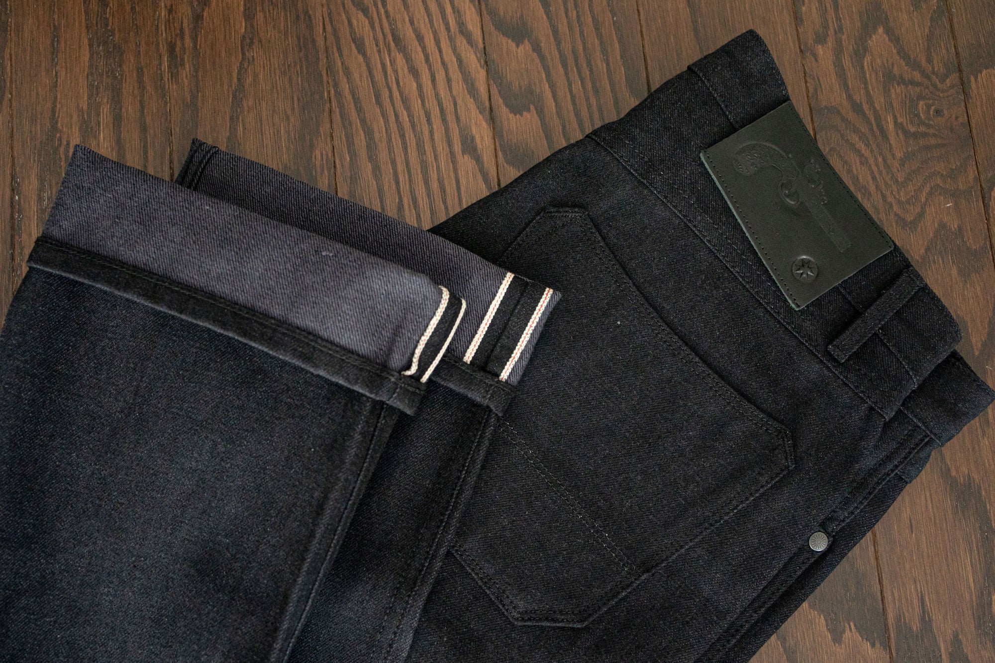 Freenote Cloth Wilkes - Black Grey Denim