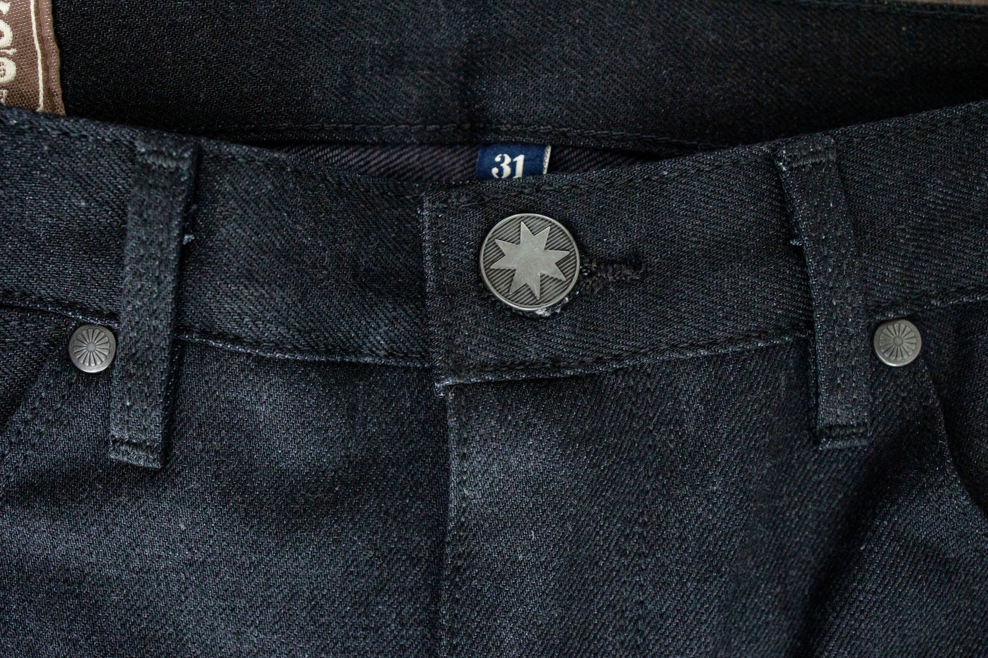 Freenote Cloth Wilkes - Black Grey Denim